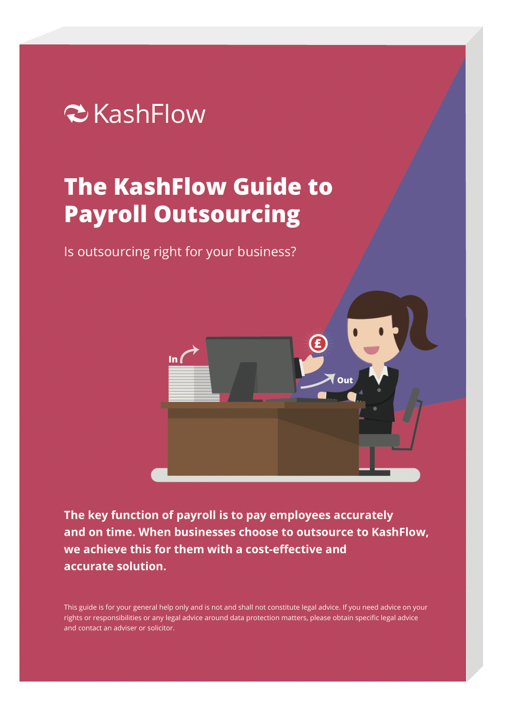 Front cover of KashFlow's Guide to Payroll Outsourcing