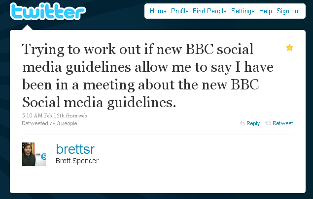 bbc social media guidlines policy